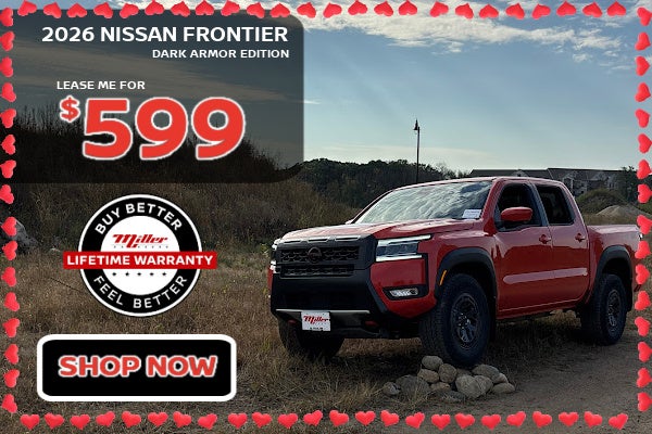 Big Deals on Nissan Frontier Miller Nissan in st cloud MN