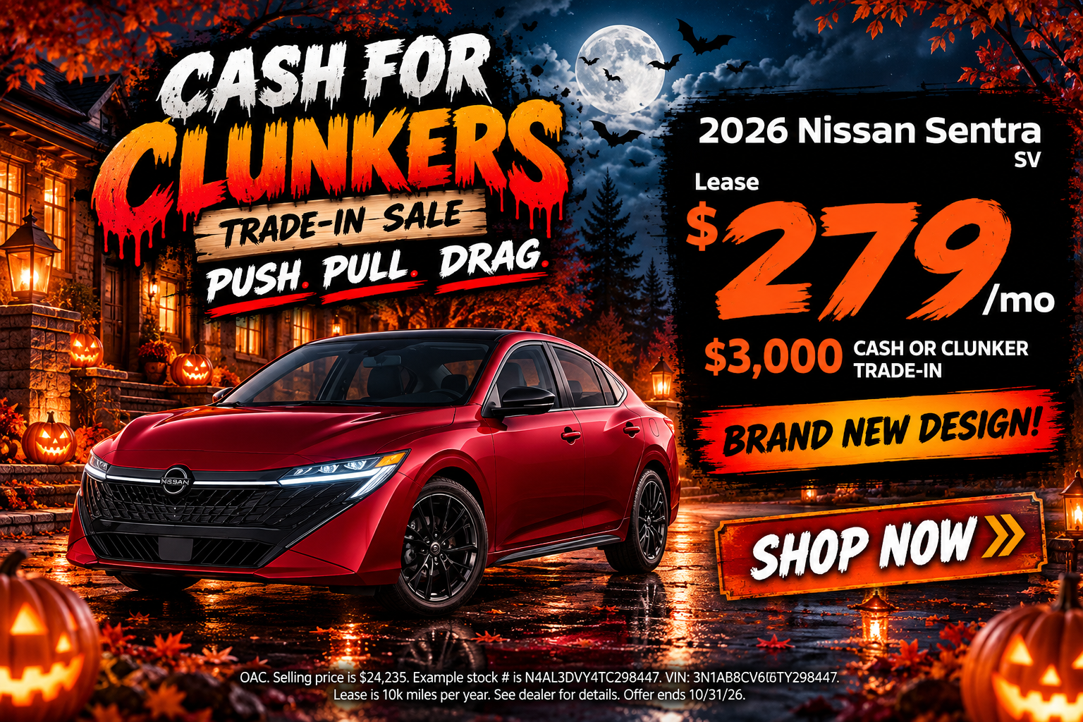 Big deals on nissan Sentra this month