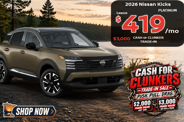 Big Savings on New Nissan this month at Miller