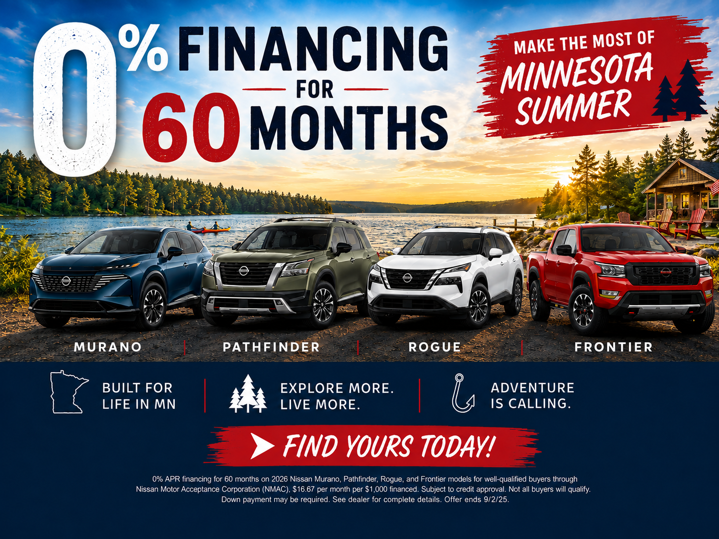 Big savings on Nissan This month