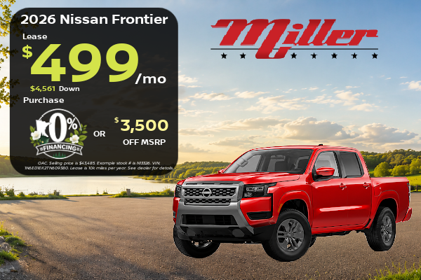 Big Savings on Nissan this month