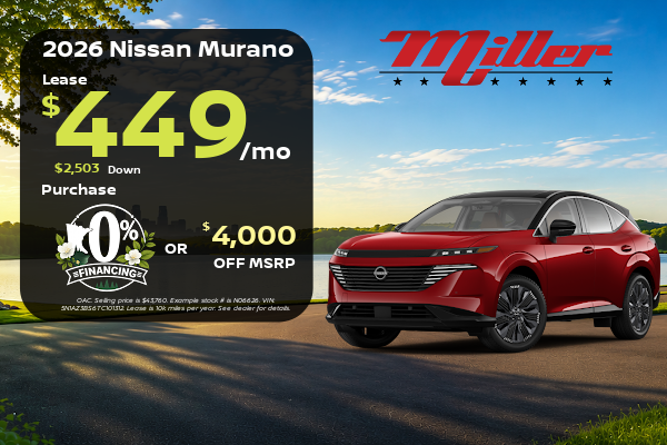 Big Savings on Nissan this month