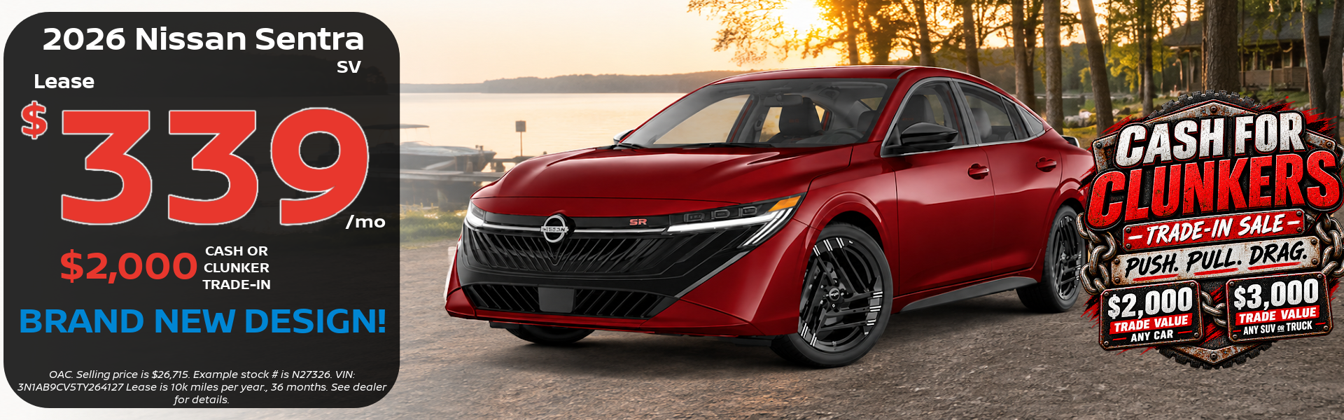 Big Savings on New Nissan this month at Miller