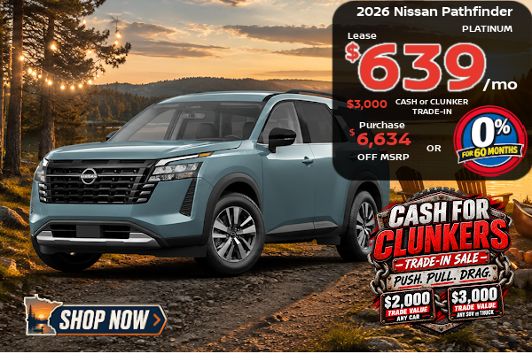 Big Savings on New Nissan this month at Miller
