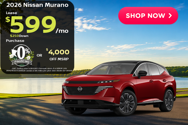 Big Savings on Nissan Murano this month