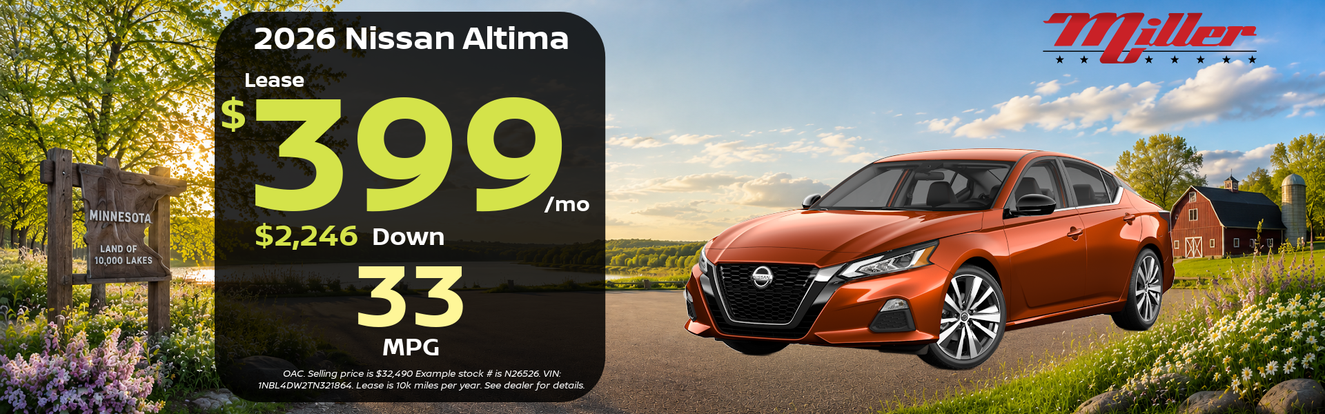 Big Savings on Nissan this month