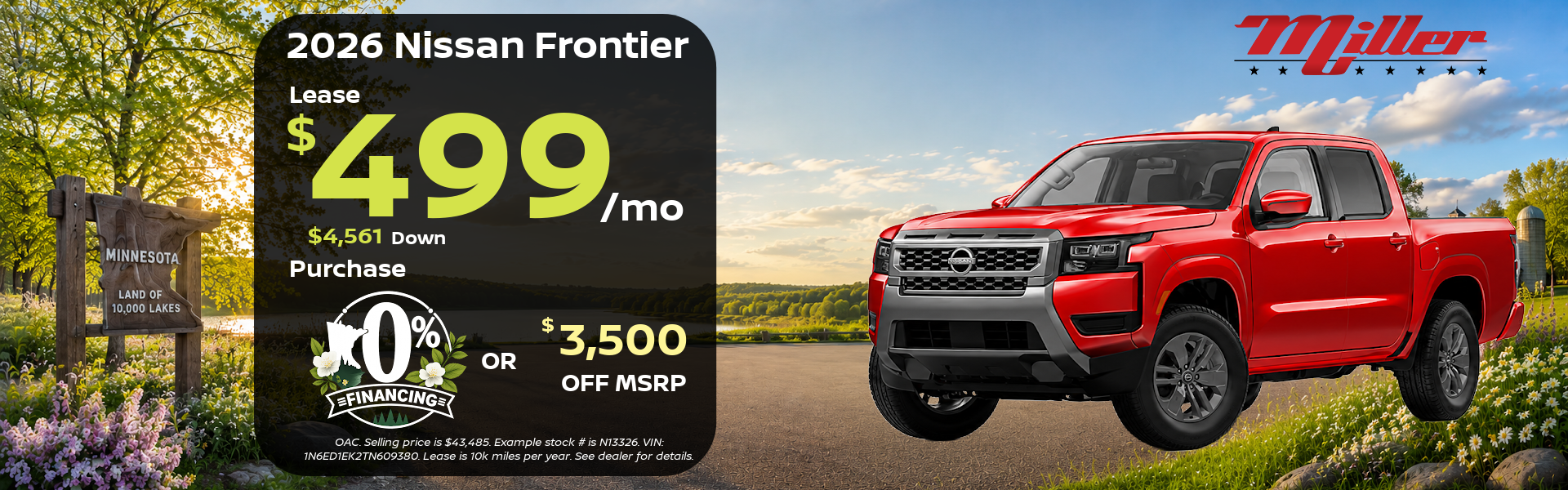 Big Savings on Nissan this month
