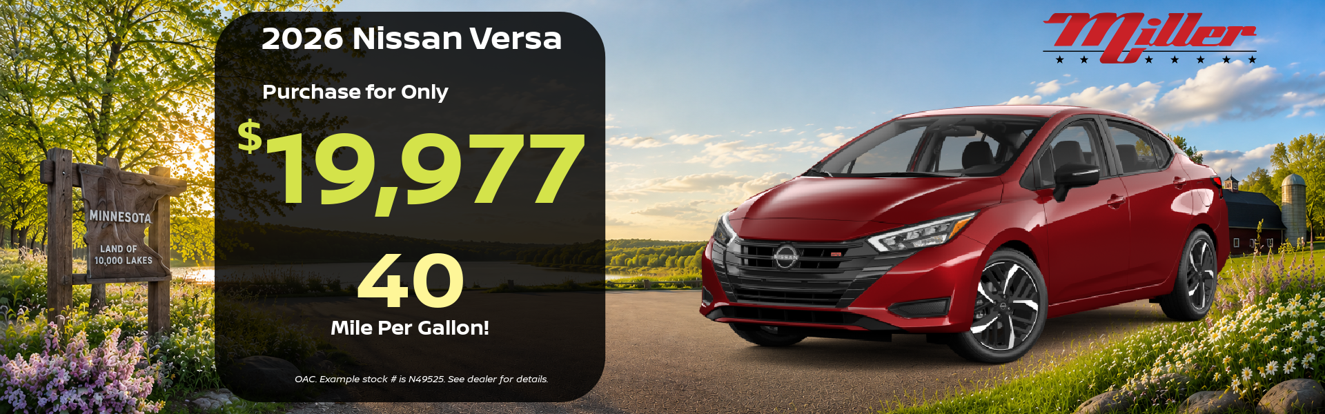 Big Savings on Nissan this month