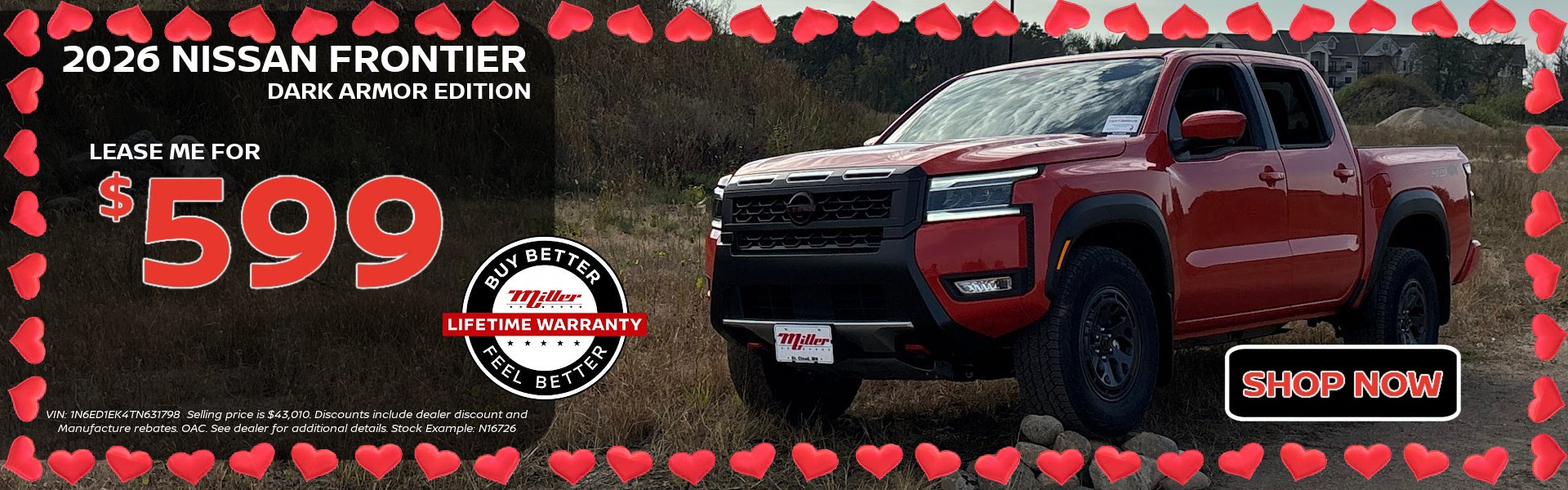 Big Deals on Nissan Frontier Miller Nissan in st cloud MN