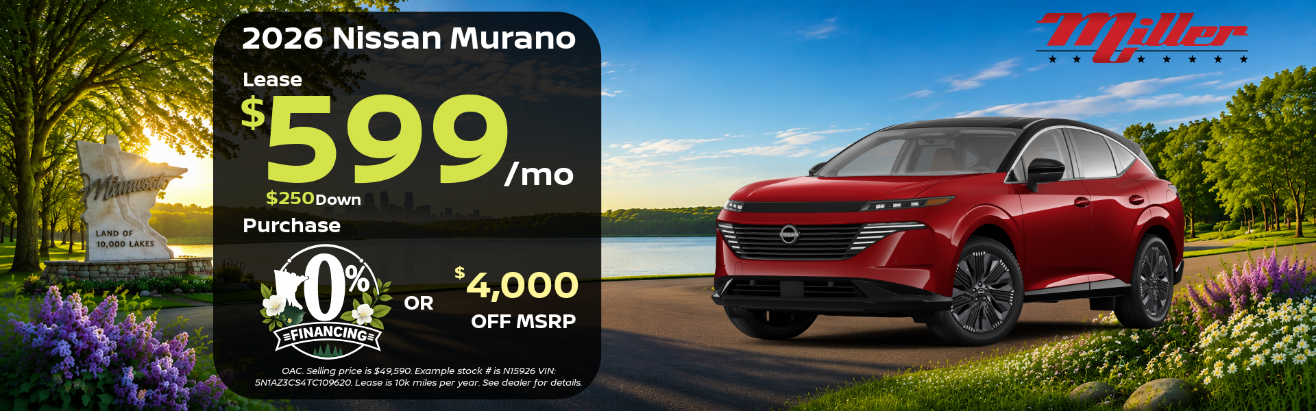 Big Savings on Nissan Murano this month