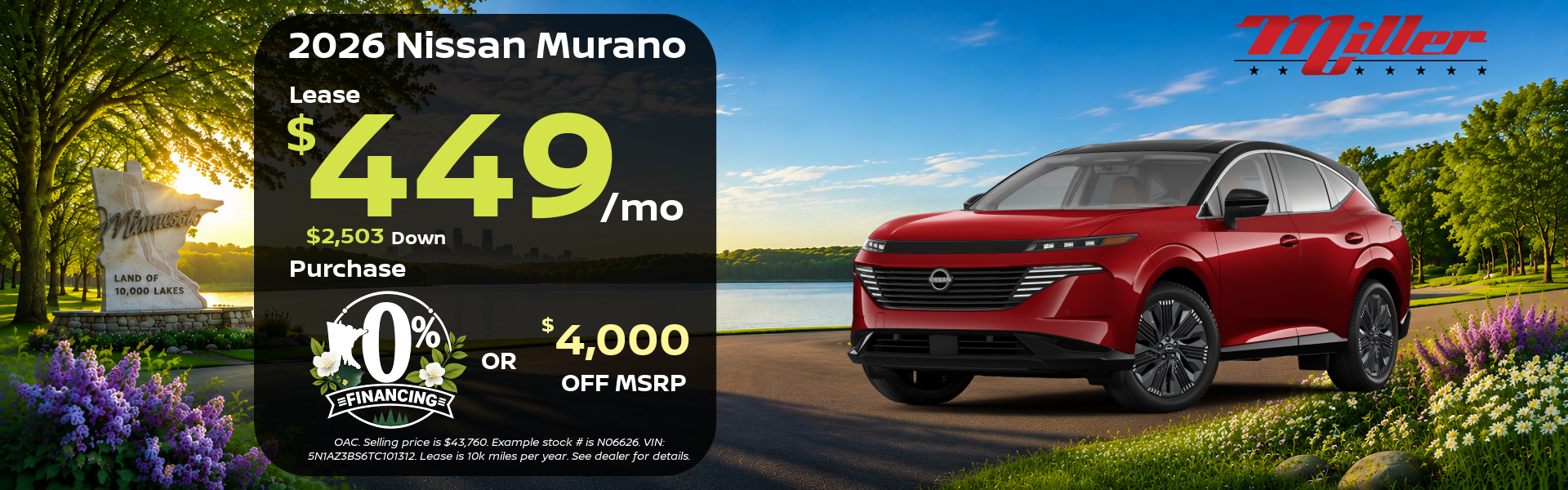 Big Savings on Nissan this month