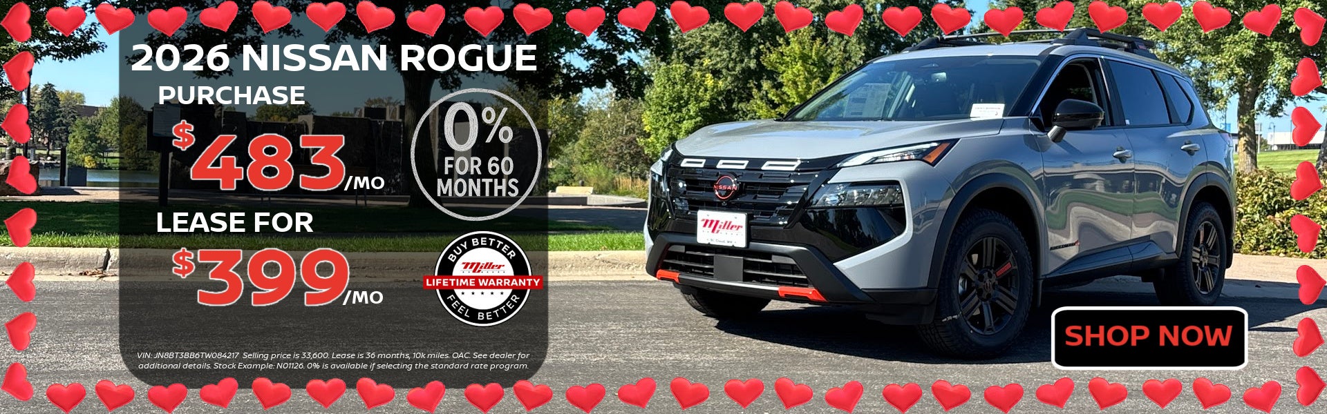 Big Savings on Nissan Rogue at Miller NIssan in St Cloud