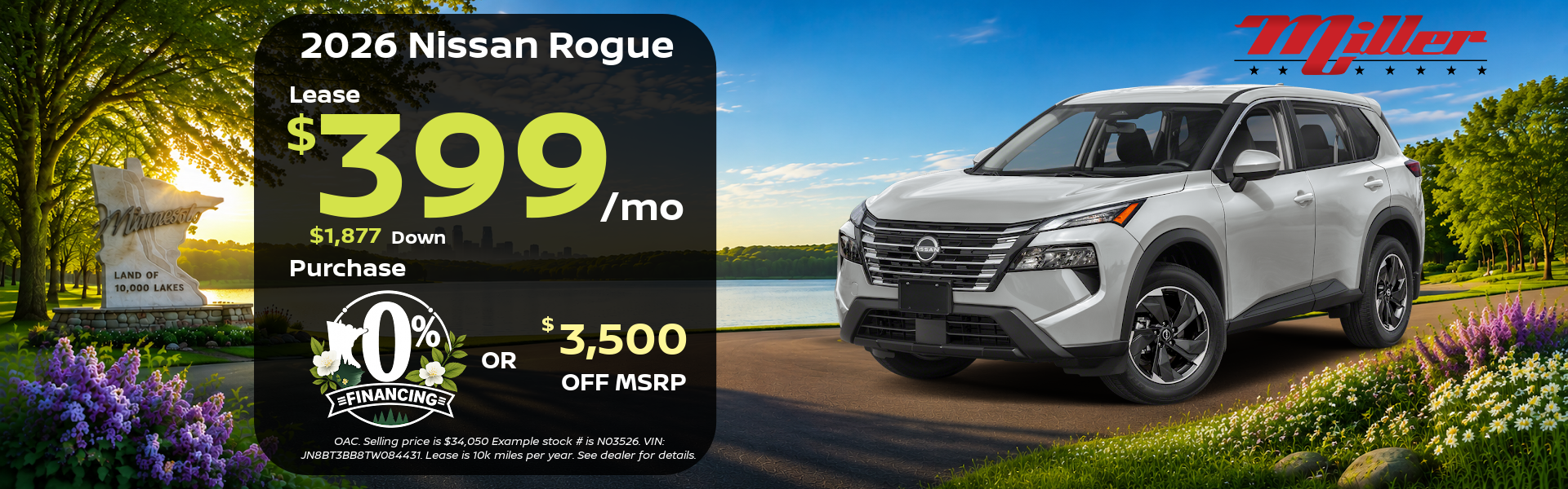 Big Savings on Nissan this month