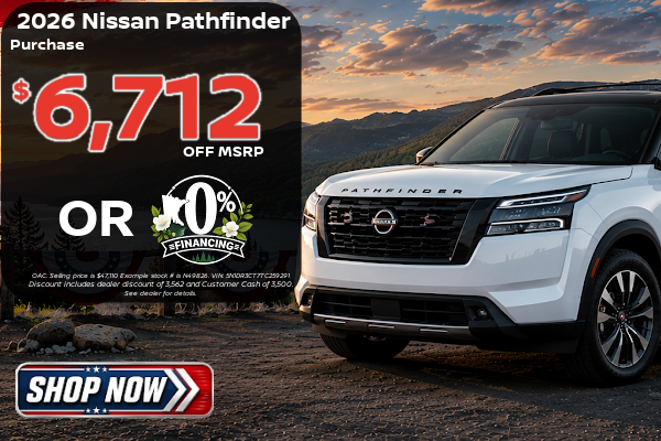 Big Savings on Nissan this month at Miller Nissan St Cloud